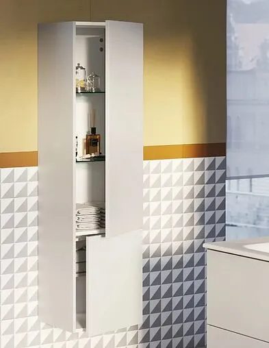 Шкаф-пенал подвесной VitrA Metropole Pure 40 R белый 67342