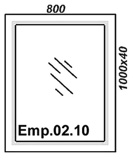 Зеркало Aqwella Empire 100 белый Emp.02.10/W Зеркало Aqwella Empire 100 белый Emp.02.10/W