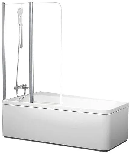 Шторка на ванну 1000мм прозрачное стекло Ravak Chrome CVS2 100 L 7QLA0100Z1
