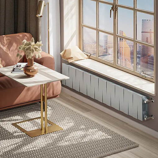 Радиатор биметаллический 20 секций Royal Thermo PianoForte 200 Silver Satin RTPS3020020