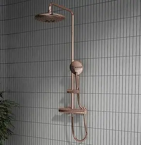 Душевая система с термостатом для душа VitrA Aquaheat медь A4720526 Душевая система с термостатом для душа VitrA Aquaheat медь A4720526, 3