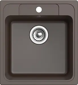 Мойка кухонная Ewigstein Elegant E-R50 шоколад Мойка кухонная Ewigstein Elegant E-R50 шоколад, 1