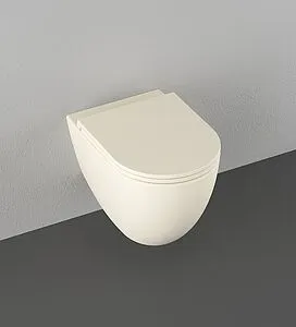 Унитаз подвесной безободковый ISVEA Infinity Vortex слоновая кость 10NF02003-2K Унитаз подвесной безободковый ISVEA Infinity Vortex слоновая кость 10NF02003-2K, 4