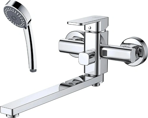 Смеситель для ванны с длинным изливом D&amp;K Rhein Altportel хром DA1333301
