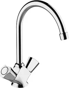 Смеситель для раковины Bravat Duo хром 7F7133186CP-RUS, 1