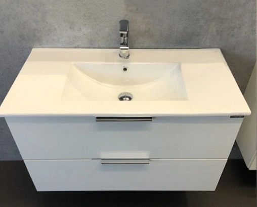 Тумба-умывальник подвесная Comforty Бруклин 90 сосна белая 00004148005CF