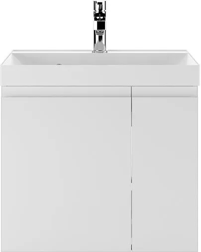 Тумба-умывальник подвесная Домино Graffo 60 белый DGr2405T+4670142930044