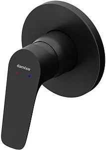 Смеситель для душа скрытого монтажа Damixa Jupiter чёрный матовый 777500300, 1