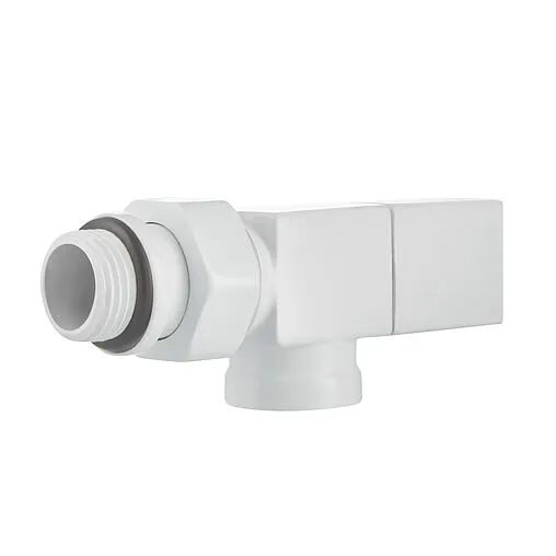 Комплект вентилей запорных осевых ½" в/н Royal Thermo Cube белый RTE 56.0003 Комплект вентилей запорных осевых ½" в/н Royal Thermo Cube белый RTE 56.0003