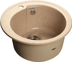 Мойка кухонная GranFest Rondo R-450 песочный Мойка кухонная GranFest Rondo R-450 песочный, 1