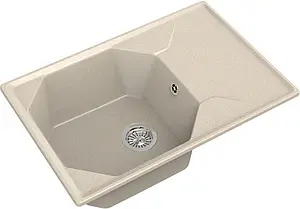 Мойка кухонная GranFest Unique U-740L бежевый Мойка кухонная GranFest Unique U-740L бежевый, 1