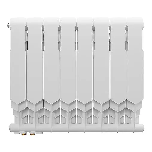 Радиатор биметаллический 8 секций нижнее правое подключение Royal Thermo Vittoria Super 500 2.0 VDR80 Bianco Traffico RTVSVDR250008 Радиатор биметаллический 8 секций нижнее правое подключение Royal Thermo Vittoria Super 500 2.0 VDR80 Bianco Traffico RTVSVDR250008