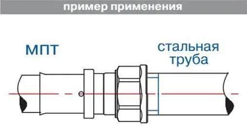 Муфта пресс переходная 20мм x ½"в Valtec VTm.202.N.002004