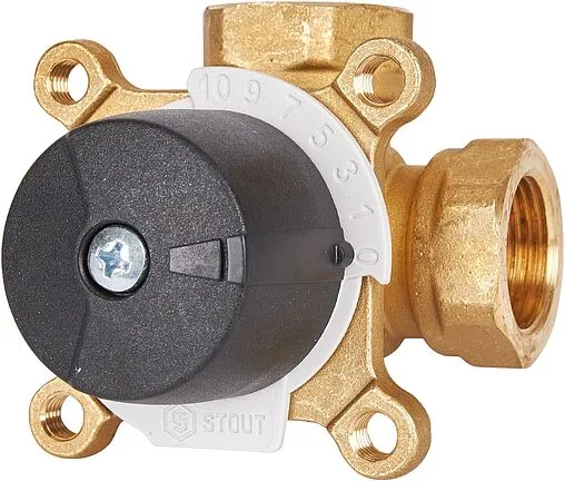 Трехходовой смесительный клапан ¾&quot; Kvs 6.0 Stout SVM-0003-012002