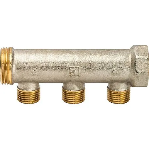 Коллектор распределительный проходной 3 отвода ¾&quot;в/н x М24x19 Luxor CP 403 68532700