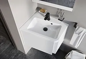 Выпуск автоматический для раковины с переливом Ravak Runway чёрный матовый X01748, 4