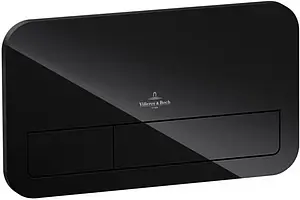 Клавиша смыва для унитаза Villeroy&Boch ViConnect 922400RB стекло/черный, 1