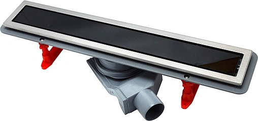 Лоток душевой Set 550мм h=52мм 0.8л/сек Pestan Confluo Premium Black Glass Line 550 13000292