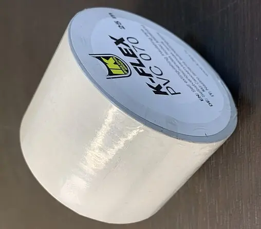 Лента самоклеящаяся 50мм x 25м серая K-FLEX PVC AT 070 850CG020009