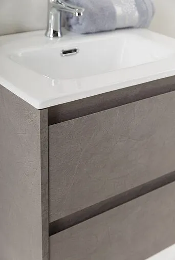 Тумба под умывальник подвесная BelBagno KRAFT 39 70 Cemento Grigio KRAFT 39-700/390-2C-SO-CG Тумба под умывальник подвесная BelBagno KRAFT 39 70 Cemento Grigio KRAFT 39-700/390-2C-SO-CG