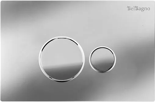 Комплект 5 в 1 BelBagno Stylus Tornado CZR-6601-TH-TOR/CZR-2316-SC/BB026/BB081CR с кнопкой хром глянцевый