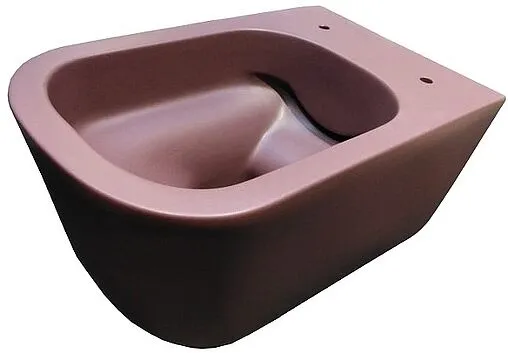 Унитаз подвесной безободковый Kerasan Tribeca Borgogna matt 511475