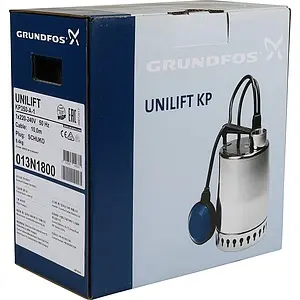 Насос дренажный Q=14м³/ч H=9м Grundfos UNILIFT KP 350-A1 013N1800 Насос дренажный Q=14м³/ч H=9м Grundfos UNILIFT KP 350-A1 013N1800, 5