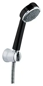 Душевой набор Kludi Zenta чёрный/хром 6065086-00, 1