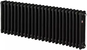 Радиатор стальной трубчатый Zehnder Charleston 3057/24 1270 ¾" Ral 9217 Traffic Black (matt) Радиатор стальной трубчатый Zehnder Charleston 3057/24 1270 ¾" Ral 9217 Traffic Black (matt), 1