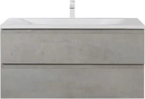 Тумба-умывальник подвесная Cezares Molveno 100 Beton MOLVENO-100-2C-SO-BET+CEZ1000/500-LV-MR Тумба-умывальник подвесная Cezares Molveno 100 Beton MOLVENO-100-2C-SO-BET+CEZ1000/500-LV-MR, 1