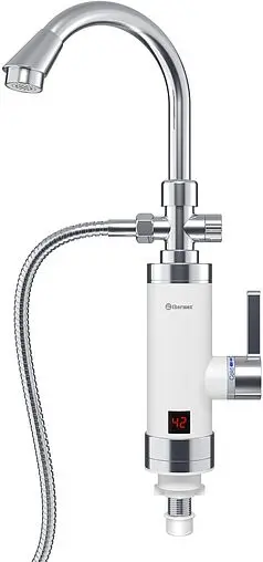 Водонагреватель проточный электрический Thermex Focus 3000 белый/хром 211033