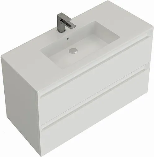 Тумба-умывальник подвесной Allen Brau Eclipse 2.0 100 белый 1.E1003.WM 2.0+