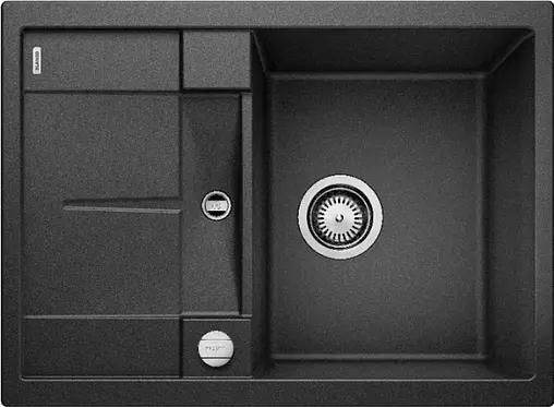 Мойка кухонная Blanco Metra 45 S Compact 68 антрацит 519572