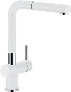 Смеситель для кухни с выдвижным изливом Franke Active Plus Pull-Out белый/хром 115.0373.888 Смеситель для кухни с выдвижным изливом Franke Active Plus Pull-Out белый/хром 115.0373.888, 1