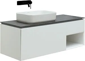 Тумба под умывальник подвесная Allen Brau Infinity 120 L белый 1.21006.WM Тумба под умывальник подвесная Allen Brau Infinity 120 L белый 1.21006.WM, 1