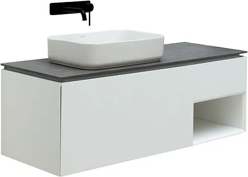 Тумба под умывальник подвесная Allen Brau Infinity 120 L белый 1.21006.WM