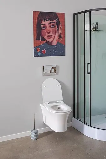 Унитаз подвесной безободковый Aquanet Roll Rimless белый Roll-W Унитаз подвесной безободковый Aquanet Roll Rimless белый Roll-W