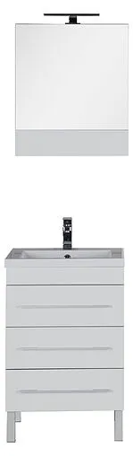 Шкаф-зеркало Aquanet Верона 58 L белый 00175344