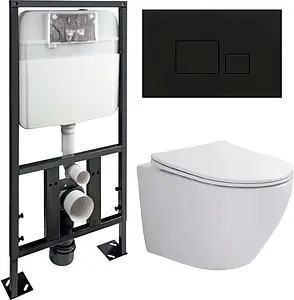 Комплект 5 в 1 Toni Arti Russi TA-01+TA-1900+TA-0064 с кнопкой Tocco TA-0064 черный матовый Комплект 5 в 1 Toni Arti Russi TA-01+TA-1900+TA-0064 с кнопкой Tocco TA-0064 черный матовый, 1