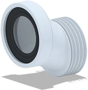 Патрубок для унитаза эксцентриковый Ани Пласт 40мм W0420 Патрубок для унитаза эксцентриковый Ани Пласт 40мм W0420, 1