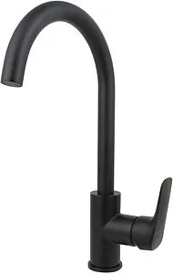 Смеситель для кухни Aquatek Вега чёрный матовый AQ1082MB Смеситель для кухни Aquatek Вега чёрный матовый AQ1082MB, 1