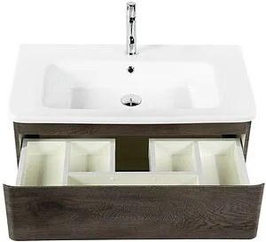 Тумба-умывальник подвесная BelBagno ALBANO-CER 105 Robere Nature Grigio ALBANO-CER-1050-2C-SO-RNG+12105-KL, 4