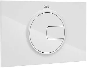 Клавиша смыва для унитаза Roca Duplo One PL-4 890198000 белый глянцевый Клавиша смыва для унитаза Roca Duplo One PL-4 890198000 белый глянцевый, 1