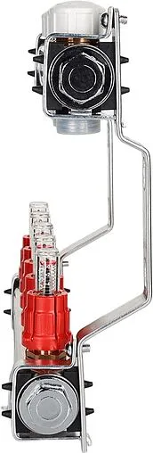 Группа коллекторная с расходомерами 8 отводов 1&quot;в/в x ¾&quot;ек Valtec VTc.584.EMNX.0608