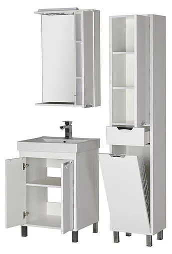 Шкаф-зеркало Aquanet Гретта 60 R белый 00177015