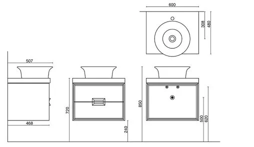 Столешница Kerama Marazzi Canaletto 60 риальто песочный лаппатированный CN60.SG560402R