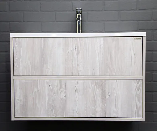 Тумба-умывальник подвесная Домино Dolche 80 сосна касцина DD5401T+4670142930273