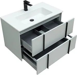 Тумба-умывальник подвесная Allen Brau Reality 80 папирус 1.32005.PWM+, 5