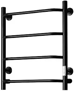 Полотенцесушитель электрический лесенка Тругор Пэк сп 6 60х50 черный матовый ВГП Полотенцесушитель электрический лесенка Тругор Пэк сп 6 60х50 черный матовый ВГП, 1