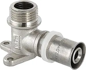 Водорозетка пресс 16мм x ½"н Valtec VTm.255.N.001604 Водорозетка пресс 16мм x ½"н Valtec VTm.255.N.001604, 1